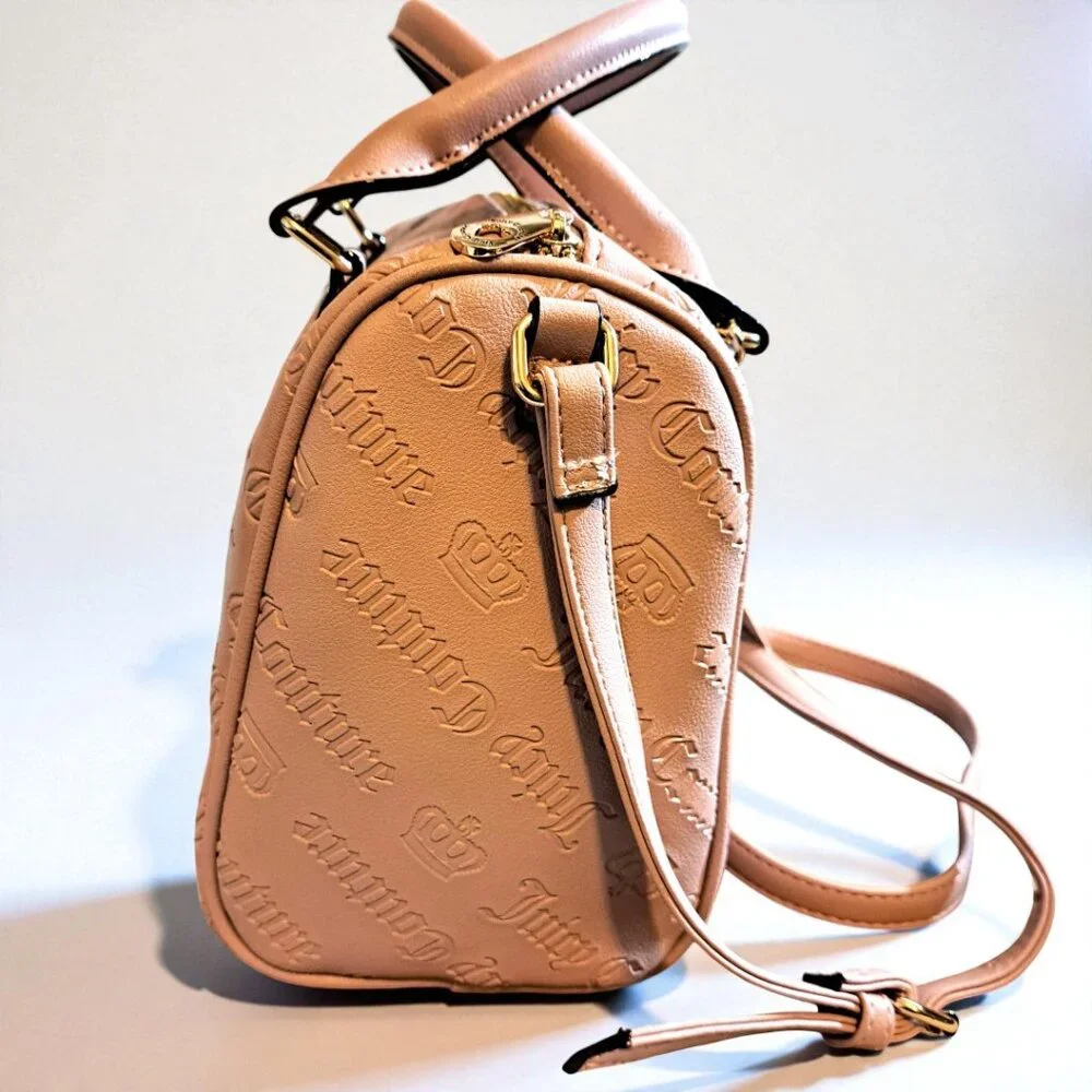 Juicy Couture Not Your Babe Shoulder Satchel Dusty Blush Pink NWT